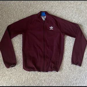 Burgundy Adidas Jacket